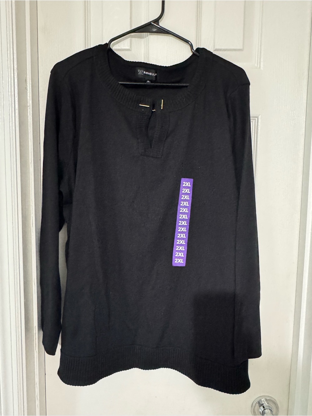 Rafaella Black women’s  Crewneck Sweater